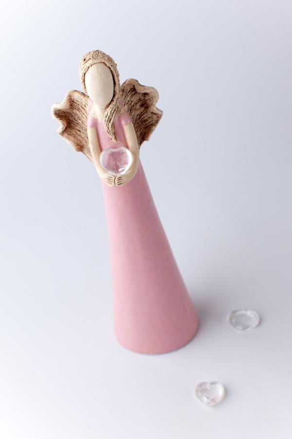 Anděl pink 35 cm - Image 2