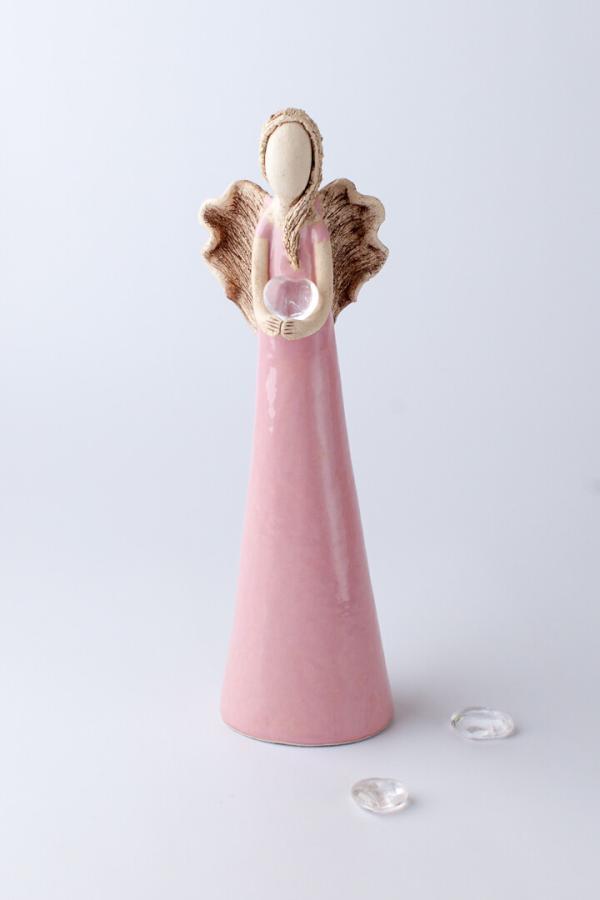 Anděl pink 35 cm - Image 6