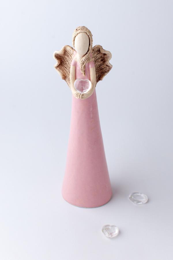 Anděl pink 35 cm - Image 3