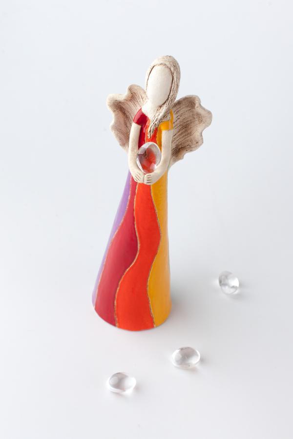 Čakrový anděl 35 cm svislé pruhy - Image 7