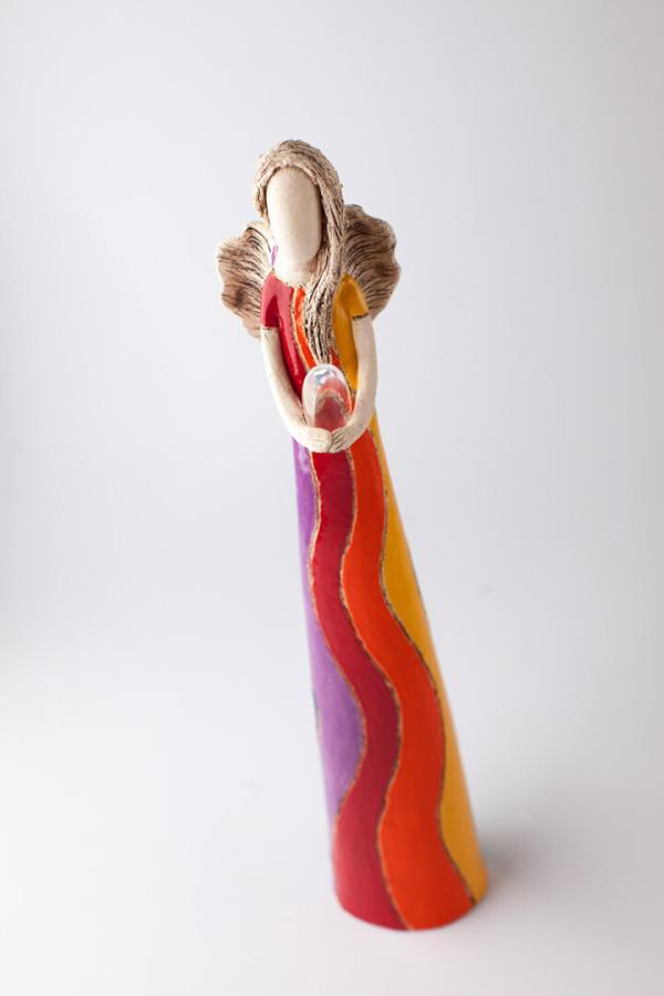 Čakrový anděl 55 cm svisle lesk - Image 7