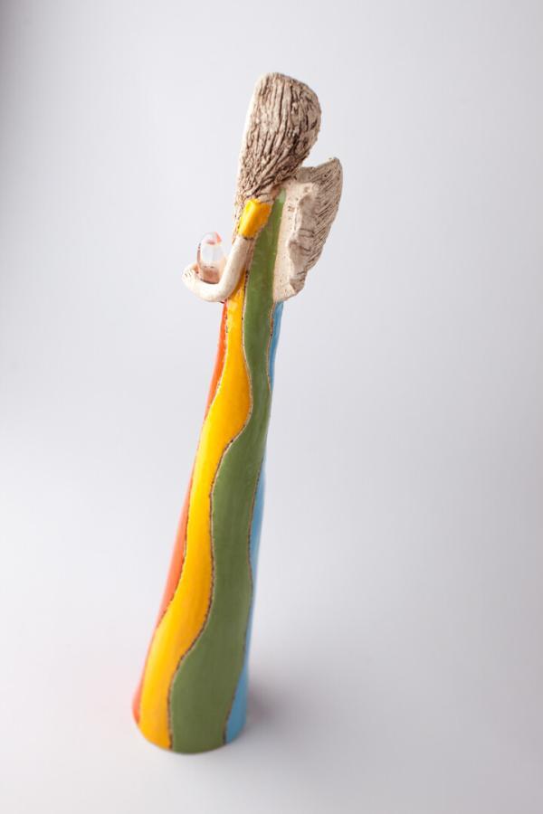 Čakrový anděl 55 cm svisle lesk - Image 4