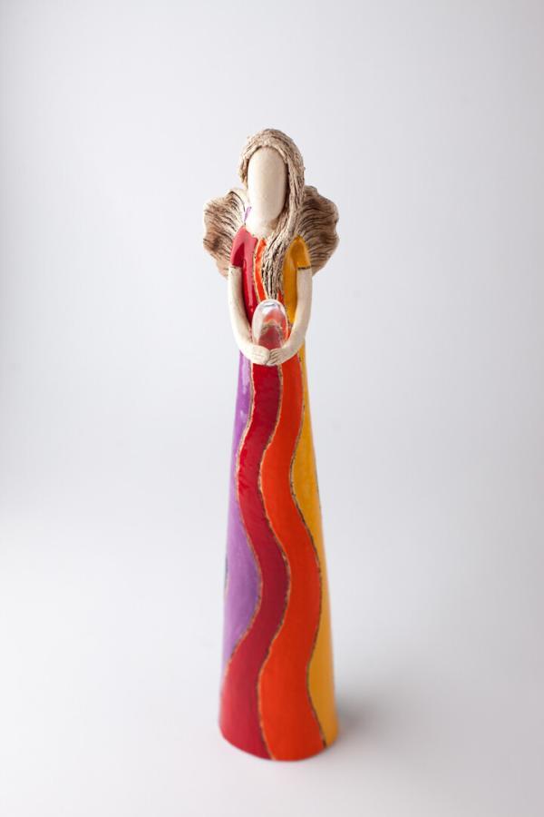 Čakrový anděl 55 cm svisle lesk - Image 8
