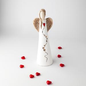 Anděl "I love you" 35 cm