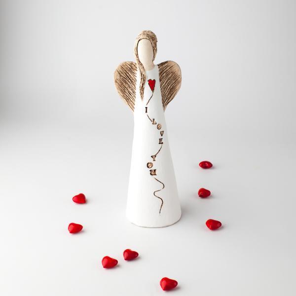 Anděl "I love you" 35 cm
