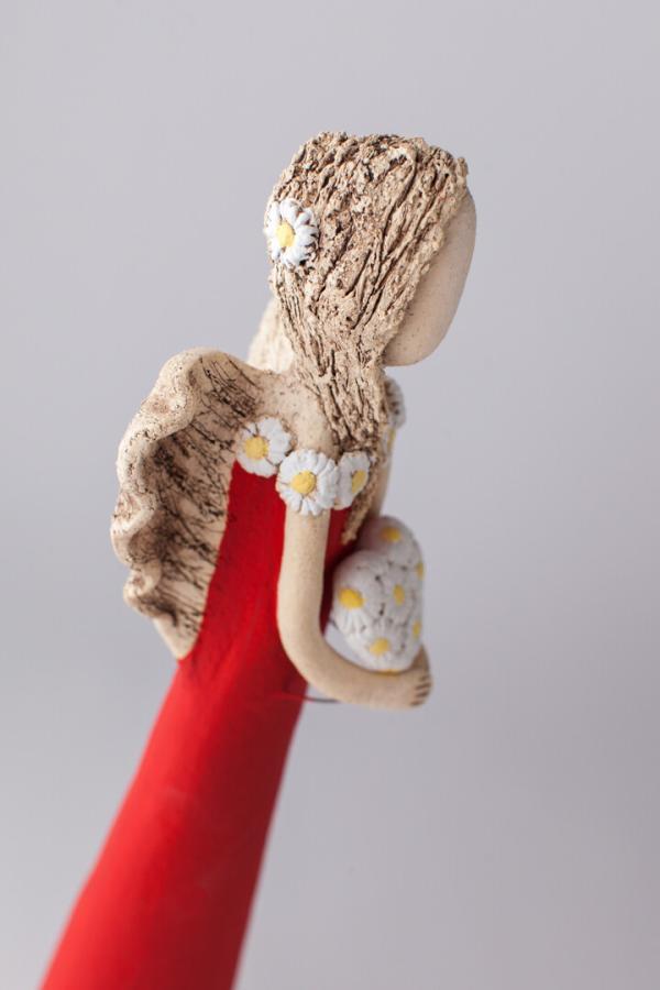 Anděl sedmikráskový červený 55 cm - Image 4