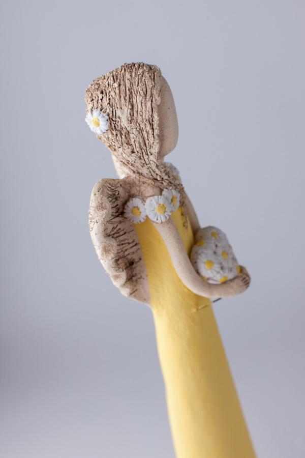 Anděl sedmikráskový žlutý 55 cm - Image 5
