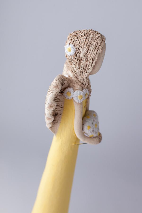 Anděl sedmikráskový žlutý 55 cm - Image 6