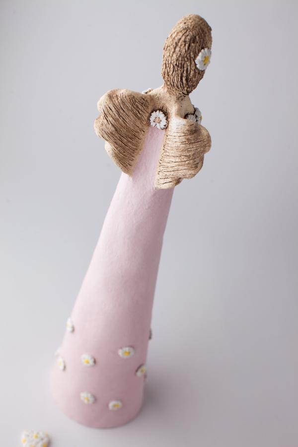 Anděl sedmikráskový světle růžový 55 cm - Image 6