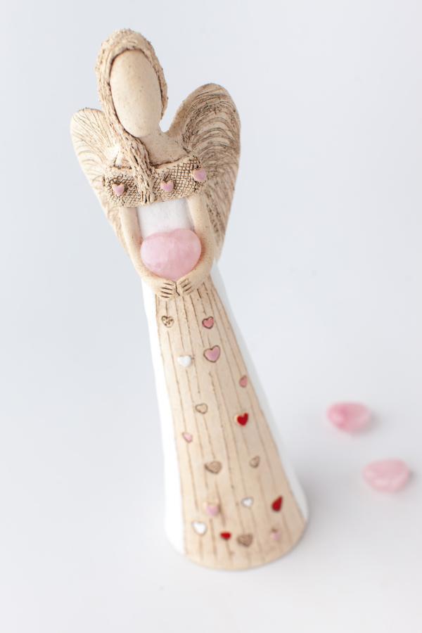 Srdíčkový anděl 35 cm - Image 3